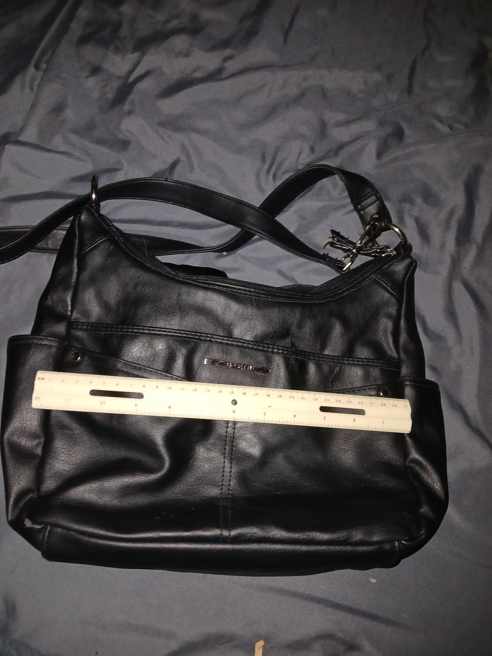 Black Bag with Adjustable Strap